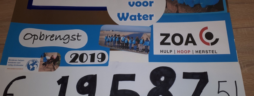 Opgetrommeld voor schoon drinkwater